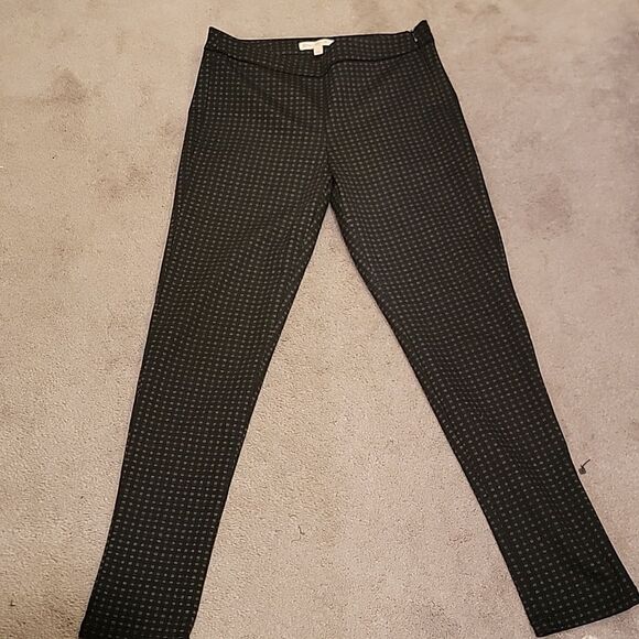 Love Fire Stylish Black and Gray CheckedvWomen's Pants Sz 5 - Picture 2 of 7